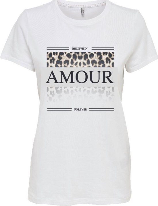 ONLY Dames Onlkita Reg S/S Flamingle Top Box JRS T-shirt