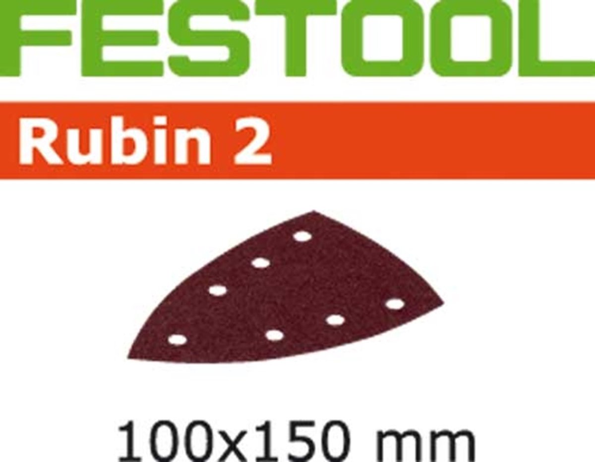 Festool 499145 STF Delta 100x150 7 P120 RU2 10 Schuurbladen 100 x 150 x P120 Hout (10st)