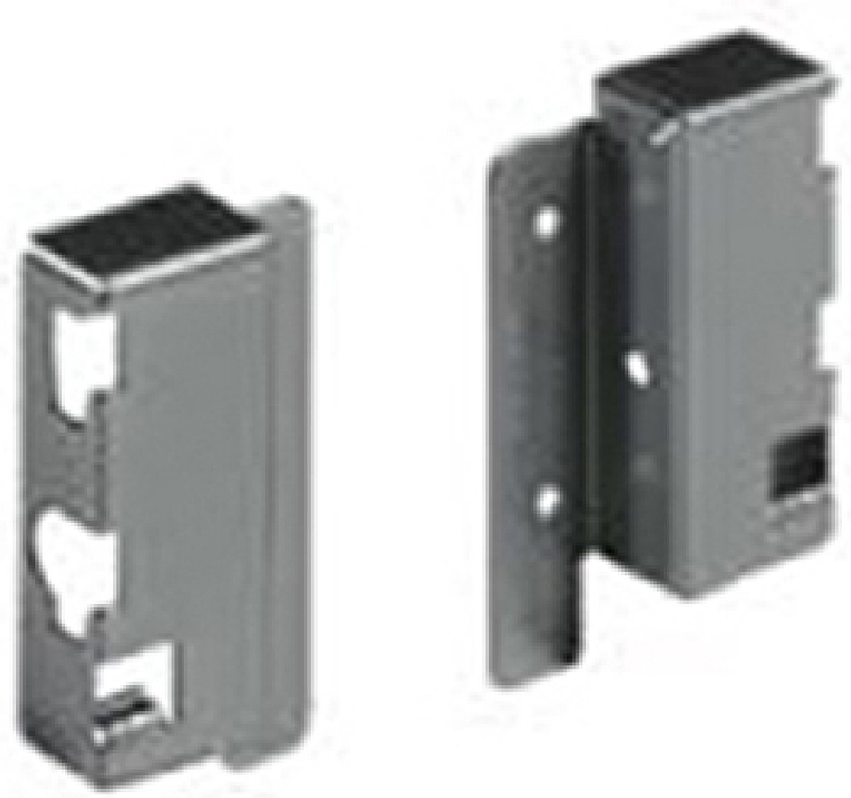 Hettich hoekverbinder wit h=144mm rechts ( a 1 st )