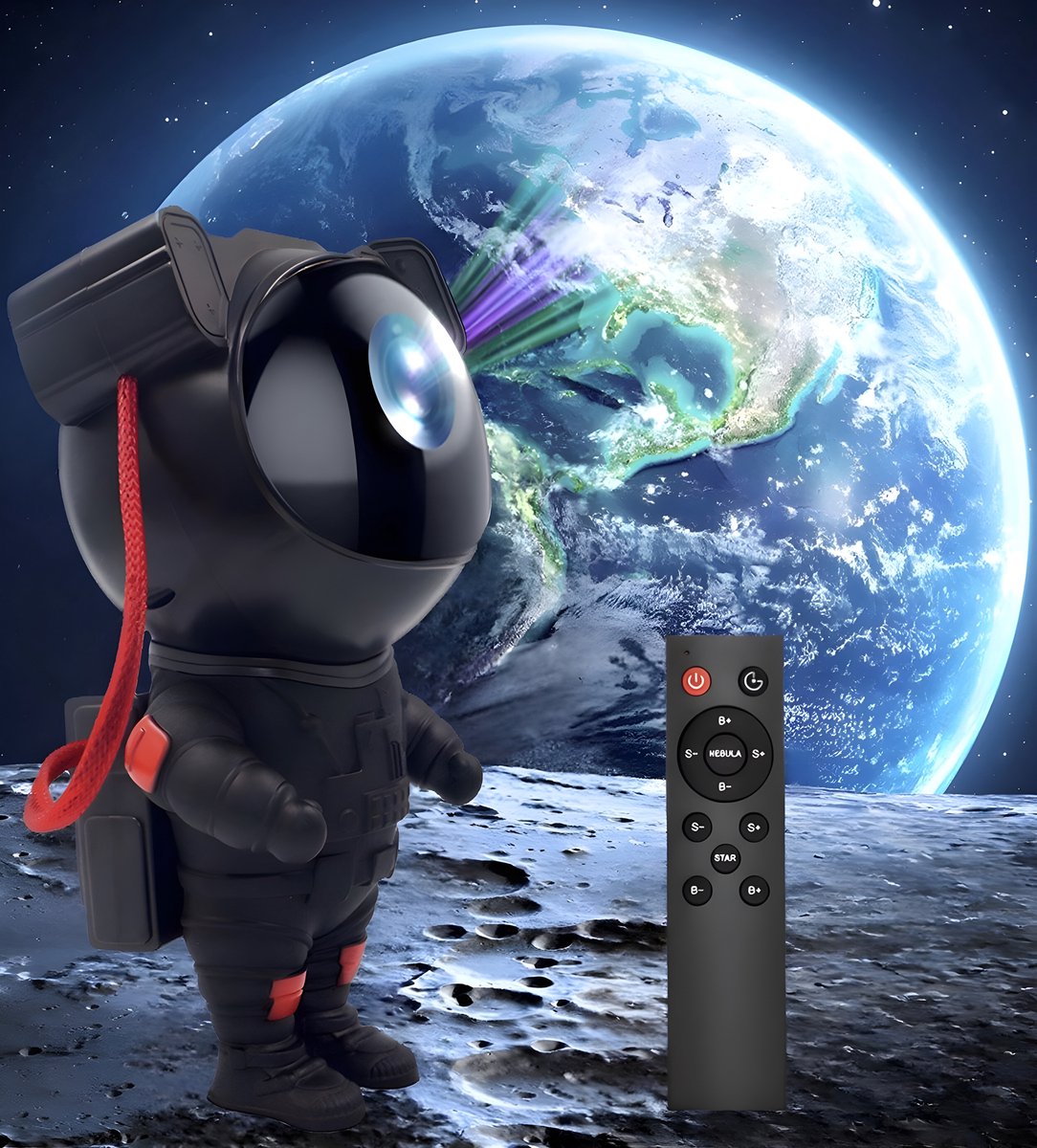 Astronaut Sterren projector - Galaxy projector - Sterrenhemel van Zedar – foto 3