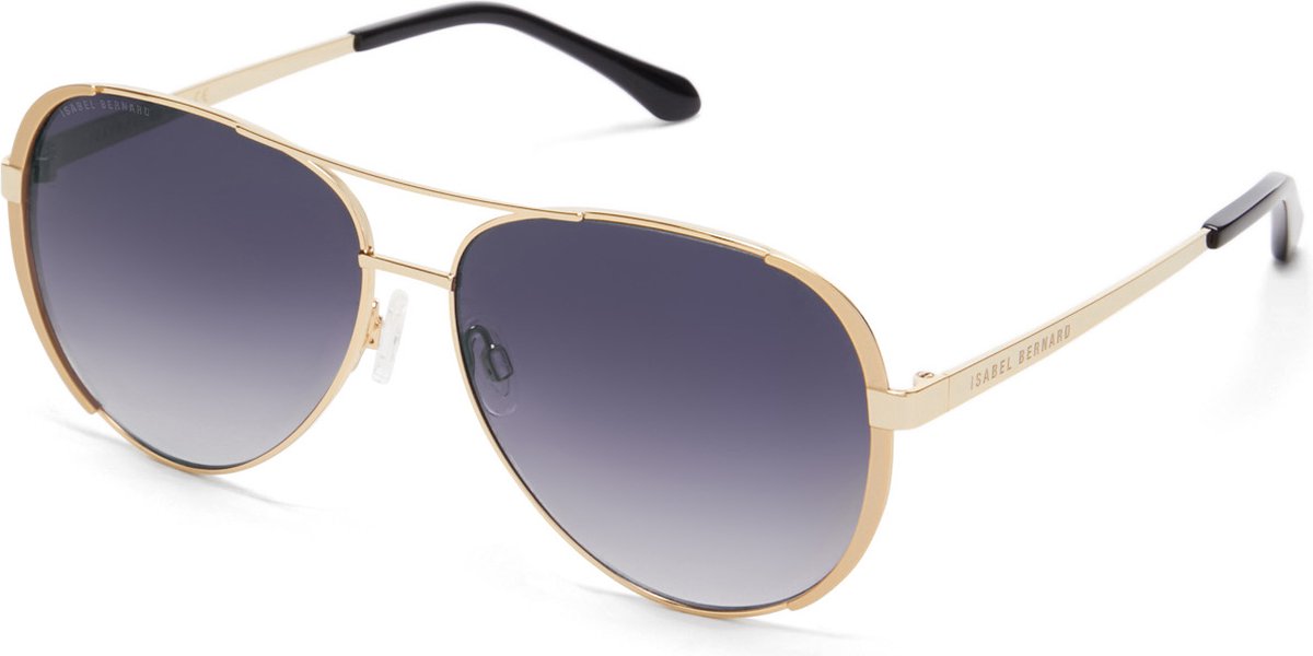 Isabel Bernard La Villette Ruby Goudkleurige Aviator Zonnebril IB400004-15-01