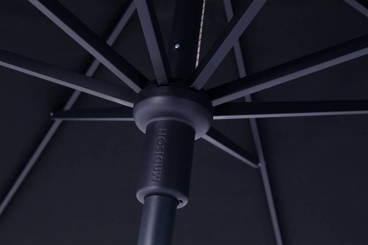 Madison - Parasol Syros - Rond - 350cm - Blauw – foto 7
