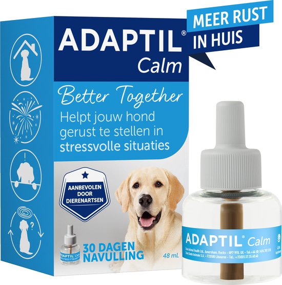 Adaptil Calm Navulling - 48 ml - Anti-stress Hond - 1 navulling voor Adaptil Calm Verdamper