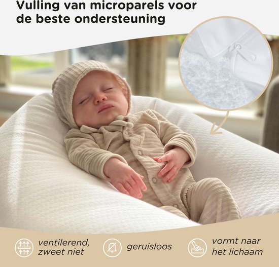 Baby's Stillkissen XXL – Coussin de grossesse certifié – 190 cm – Coussin  d'allaitement, coussin d'allaitement, coussin de positionnement latéral et
