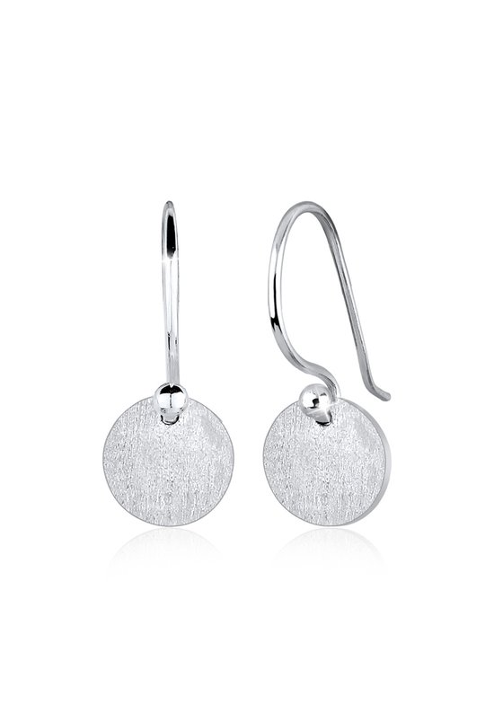 Elli Oorbellen Circle Geo Minimaal Trend 925 Sterling Zilver