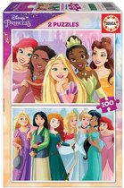 EDUCA - puzzel - Disney Princess (2 x 100 pcs)
