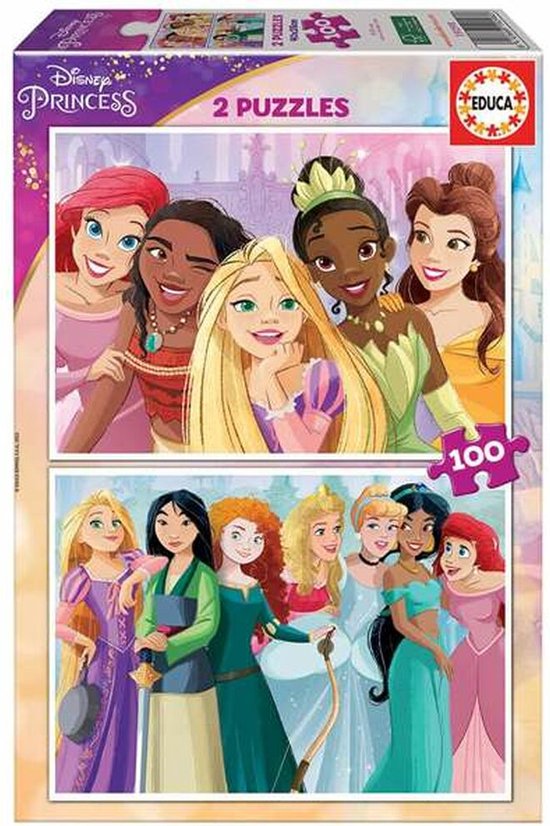 EDUCA - puzzel - Disney Princess (2 x 100 pcs) | bol