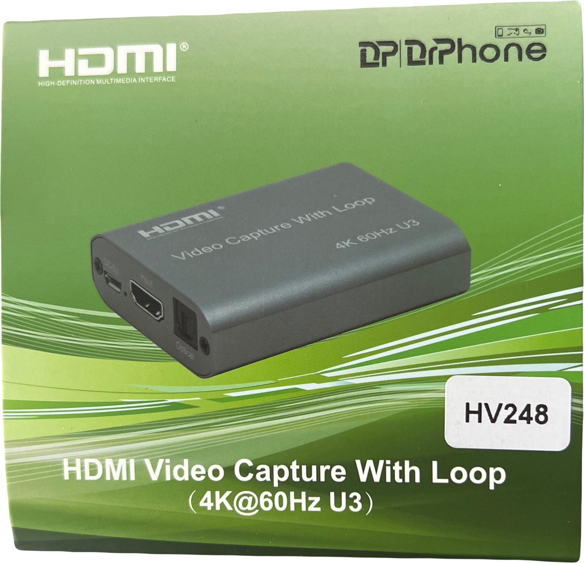 DrPhone HVC4 Capture Card - 4K Loop Out met SPDIF thumbnail 3