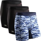 DANISH ENDURANCE Classic Fit Boxers Sports Underpants Hommes - 3 paires - Taille M