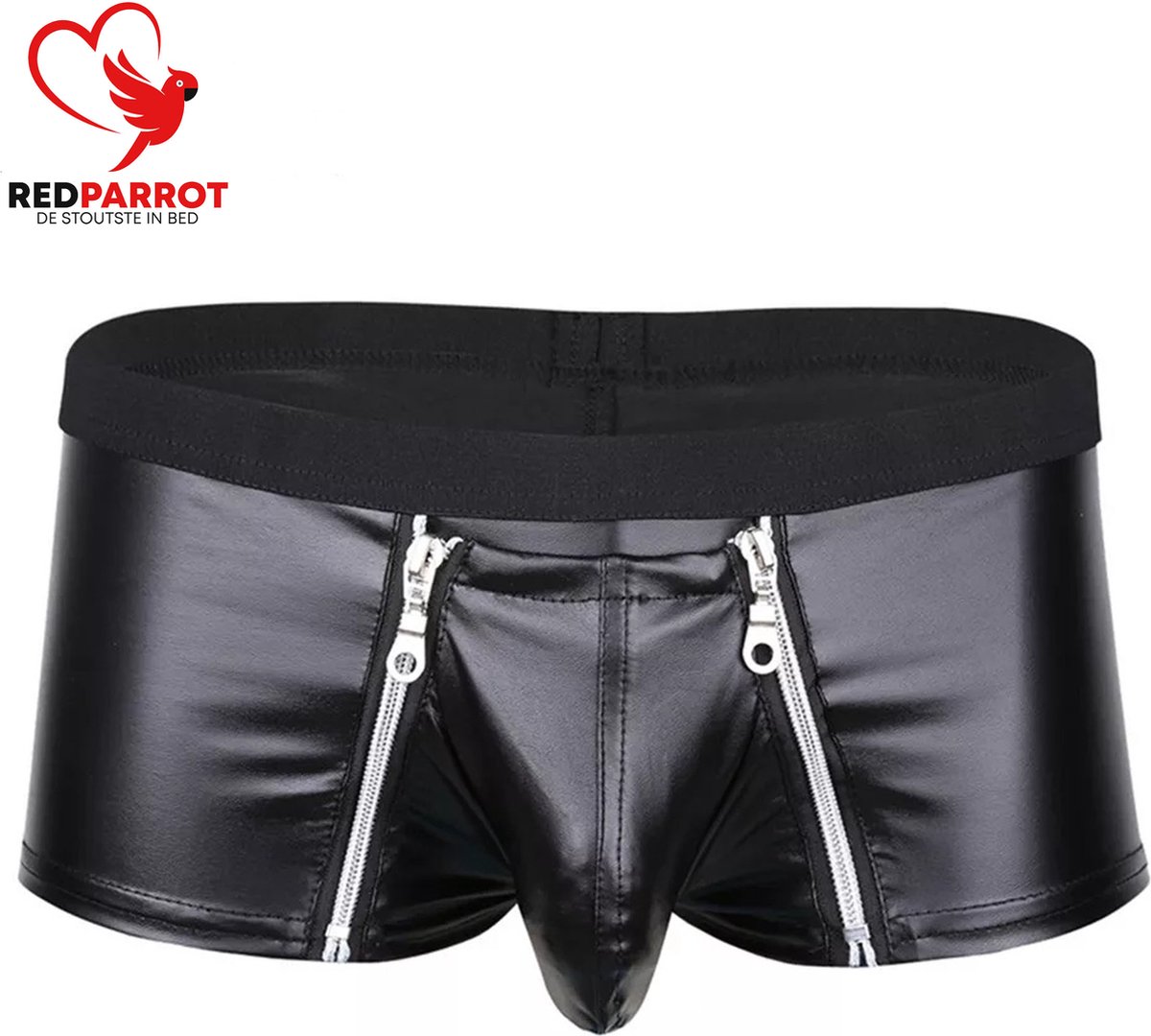 Volledige ritsbare latex short slip Pro | Latex onderbroek | Open kruis | Erotische latex kleding | Heren | Mannen | Boxershort | Ondergoed | S tot en met 5XL