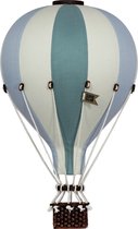 Super Balloon Decoratieve Luchtballon | Kinderkamer Decoratie | Luchtballon Mobiel babykamer | beige/mint/green Large