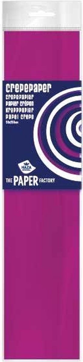 Crepe Papier Donker Roze (20+ kleuren) - Crepepapier t.b.v. maken slingers / pompoms / bloemen etc. - Gekleurd Papier Knutselen - Knutselpapier - Crepe Papier Donker Roze