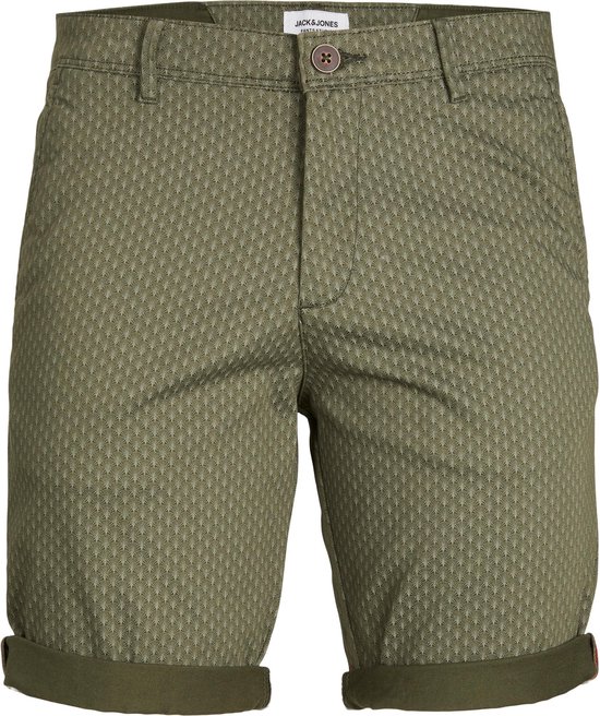 Jack en Jones JPSTBowie korte broek groen Maat 46 Plussize