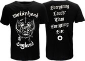 Motorhead Angleterre T-shirt officiel du groupe imprimé au dos - Merchandise officielle