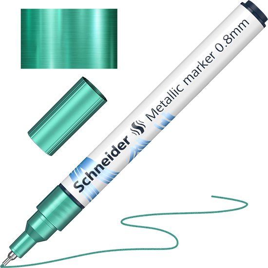 Schneider metallic marker - Paint-it 010 - 0.8mm - groen metallic - S-ML01001052