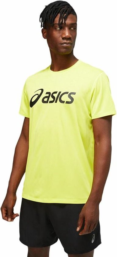 ASICS Core Hardloopshirt - met korte mouwen - Geel - Maat XL