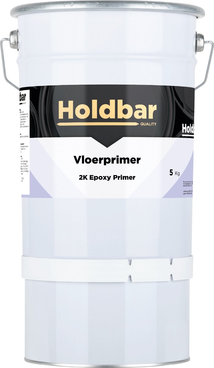 Holdbar Vloerprimer 5 kg - Vloerverf Primer - Geschikt voor vloerverwarming - Voor binnen en buiten - Superieure Hechting op Hout, Steen, Beton, Zandcement, Egaline, Anhydriet