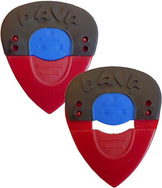 Dava Guitar PIcks Jazz Grip Tips Control Combo Pack 6 Plettri - Foto 2