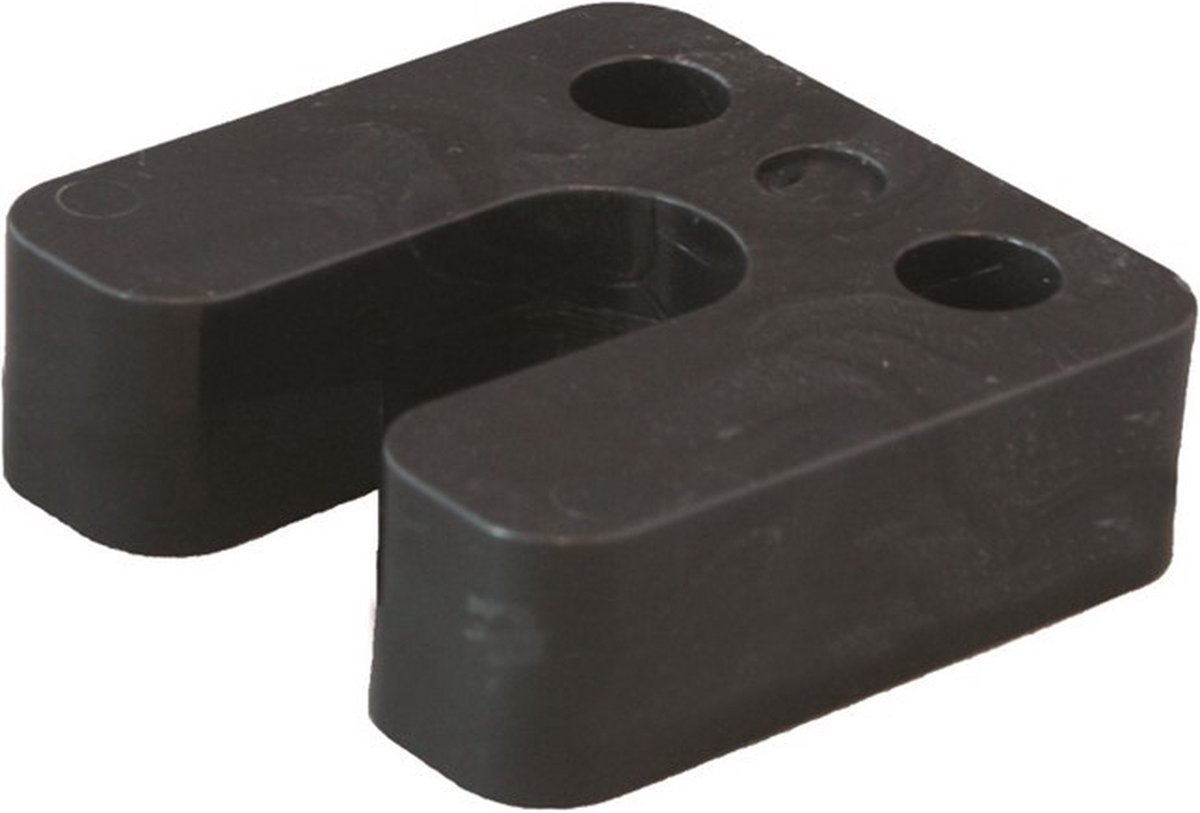 Gb Hogedrukplaat met sleuf 20 x 70 x 70mm ABS 34860