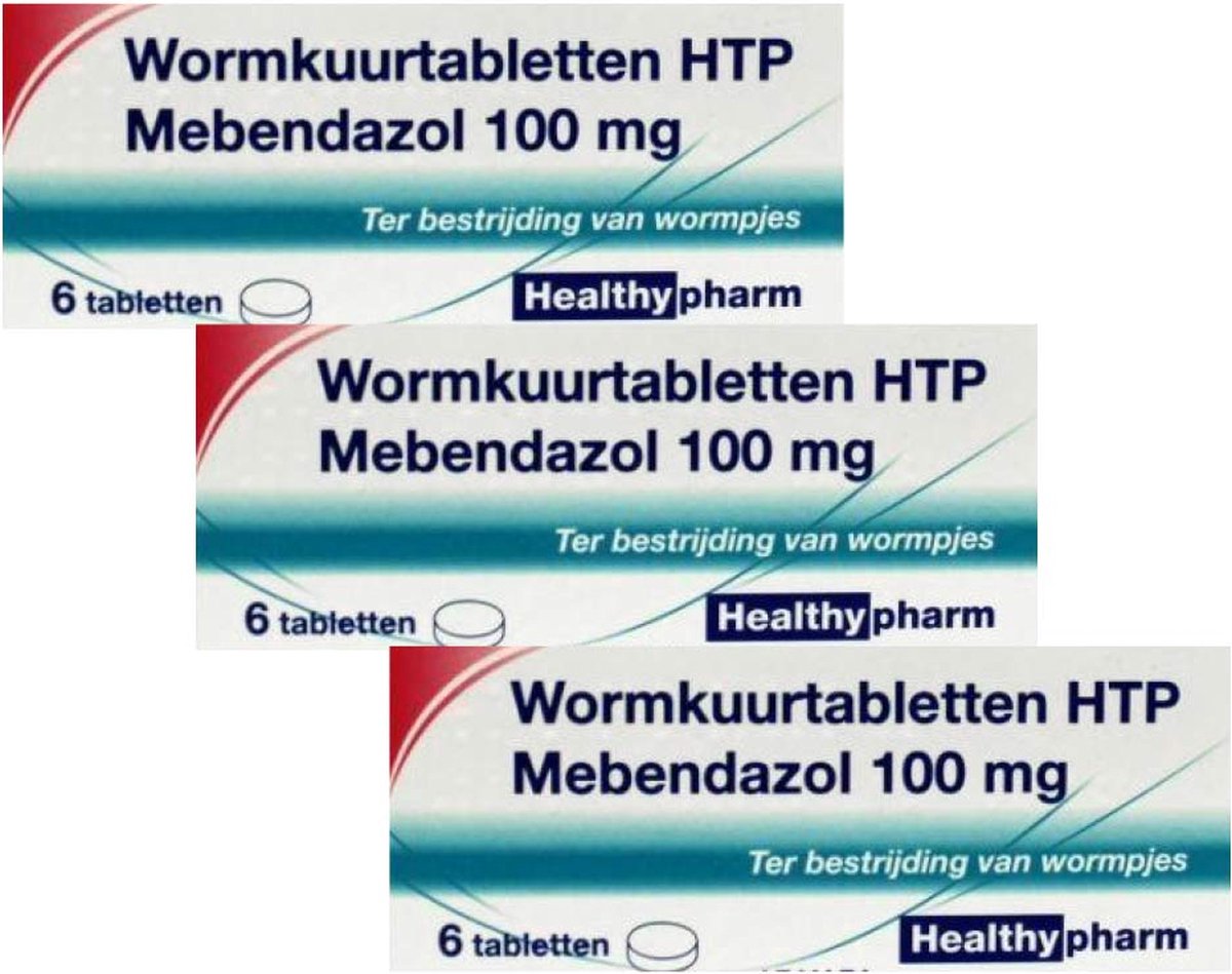 Mebendazol Anti Worm Tabletten