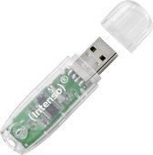 (Intenso) Rainbow Line USB stick - 32GB - USB 2.0 - transparant