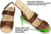 Solidus -Dames - bruin - sandalen - maat 38