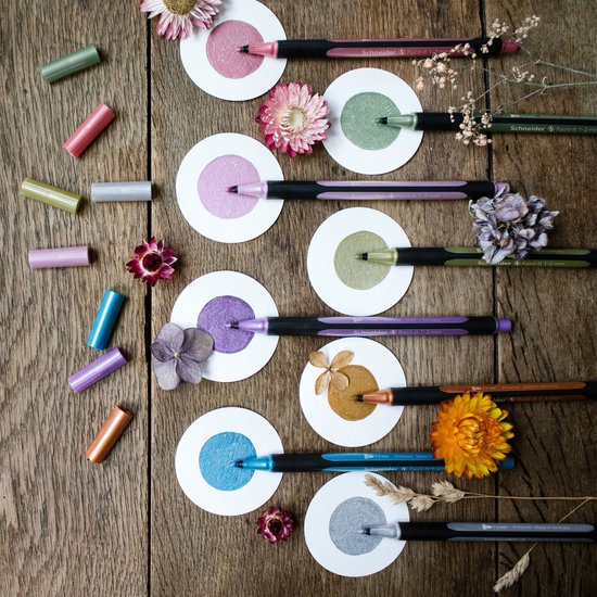 Schneider - Paint-it 020- Liner métallique - 1-2mm - 1pc. - rouge vintage métallisé - S-ML02001081