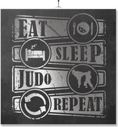 Tegel Met Opdruk | Geschenk | Kado | Eat Sleep Judo Repeat
