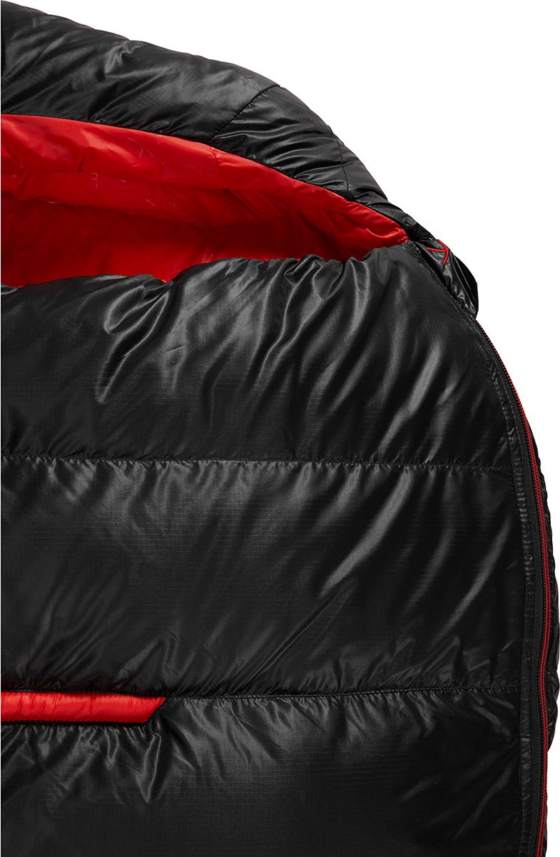 Nordisk Vib 250 Sac de couchage Noir Long - Fermeture gauche
