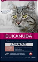 Eukanuba Kat Senior Graanvrij Zalm 10 kg