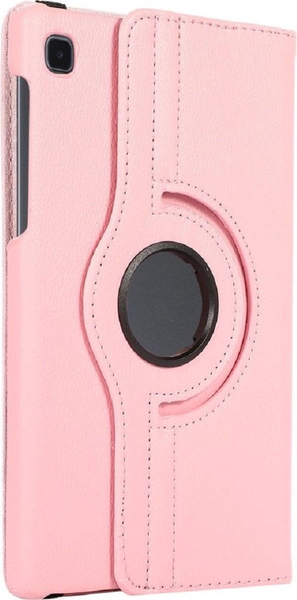 LuxeBass Tablet Bookcase geschikt voor Samsung Galaxy Tab A7 Lite - Roze - Roteerbaar - 360 graden gsm hoesje - telefoonhoes - telefoonhoesjes