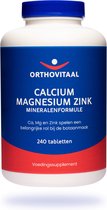 Orthovitaal - Calcium Magnesium Zink - 240 tabletten - Mineralen - vegan - voedingssupplement