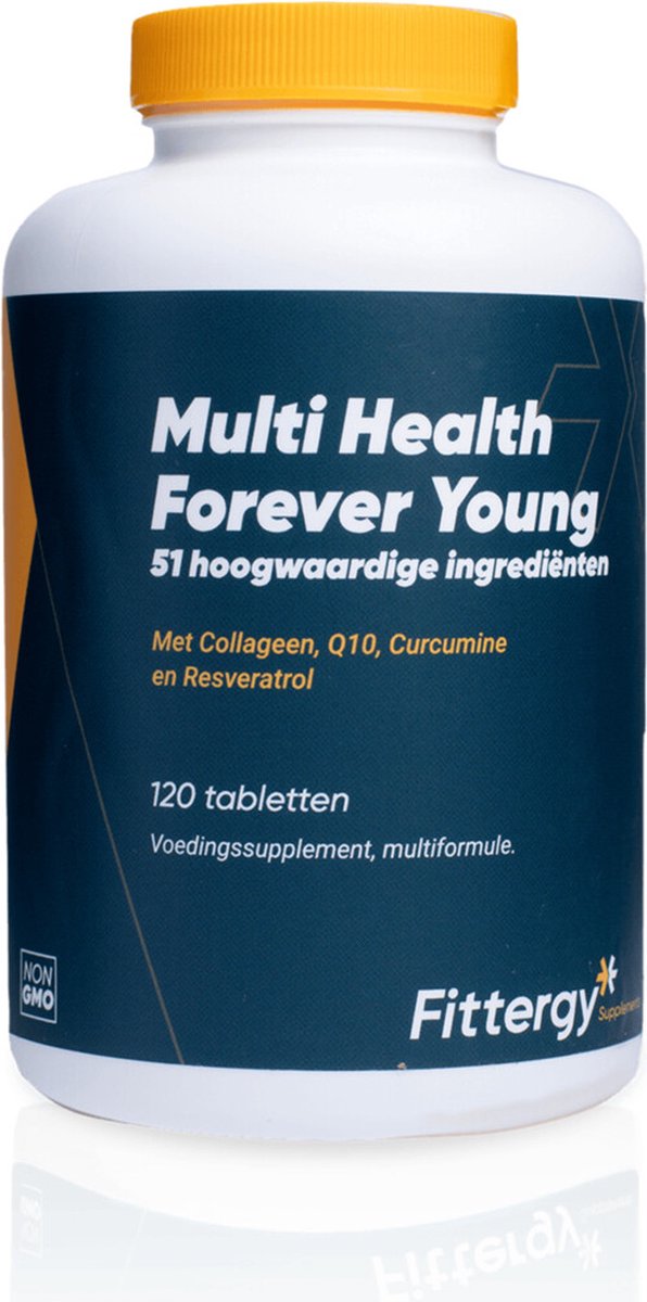 Fittergy Supplements Multi Health Forever Young 120 tabletten