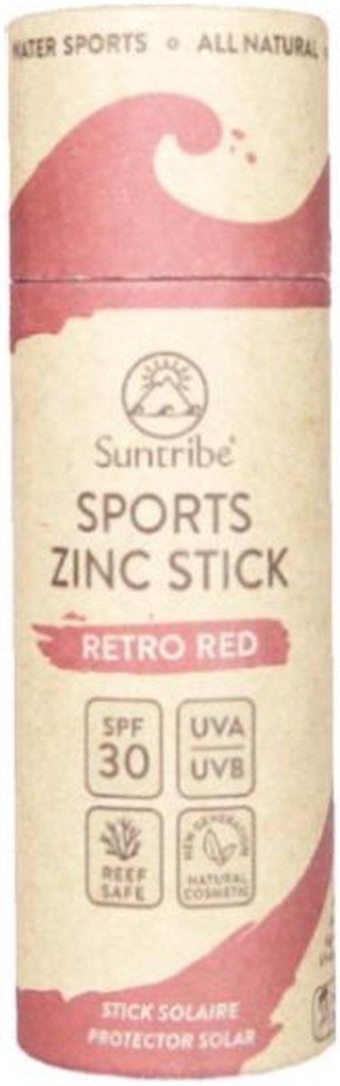 Zonnebrandstick - Zinc - Sport - SPF 30 - Retro Red Retro Red