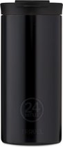 24 Bottles - Travel Tumbler 0,6 L - Stone Finish - Tuxedo Black (24B665)