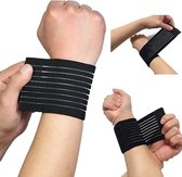 Bandage de poignet avec Fermetures velcro I Support de poignet I Protège-poignet I Bandage I Zwart I 1 Set I Taille unique