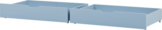Hoppekids ladekast voor bedden van 70x190cm en 90x200cm, Droomblauw.