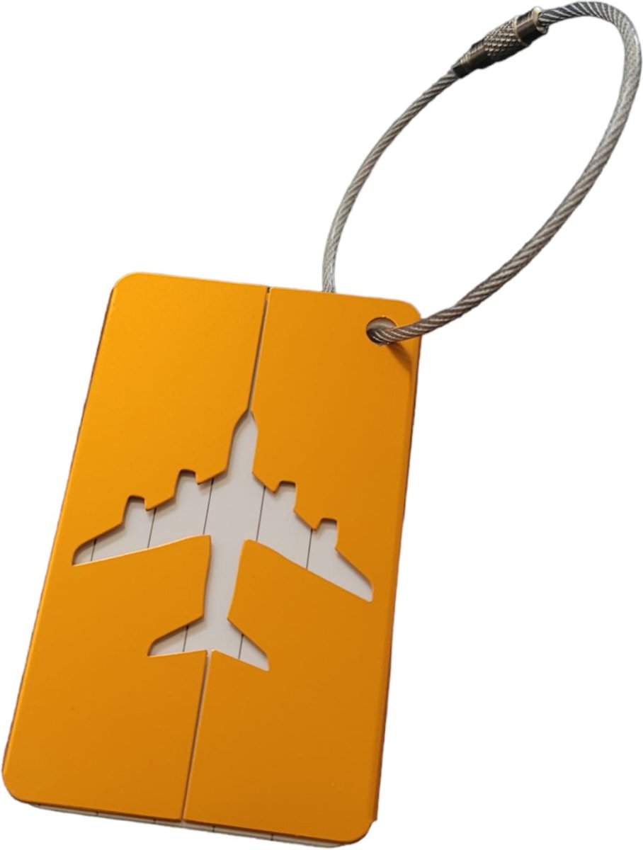 Bol.com Bagage label - Kofferlabel - Reizen met het vliegtuig / bagagelabels voor koffers handig voor reizen met het vliegtuig -... aanbieding