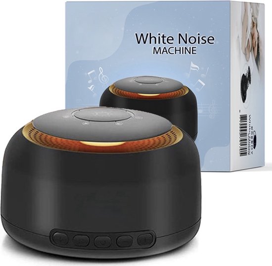 ZB White Noise Machine Volwassenen en Baby - Witte Ruis Baby - Slaaphulp met Nachtlampje - Muziekdoosje