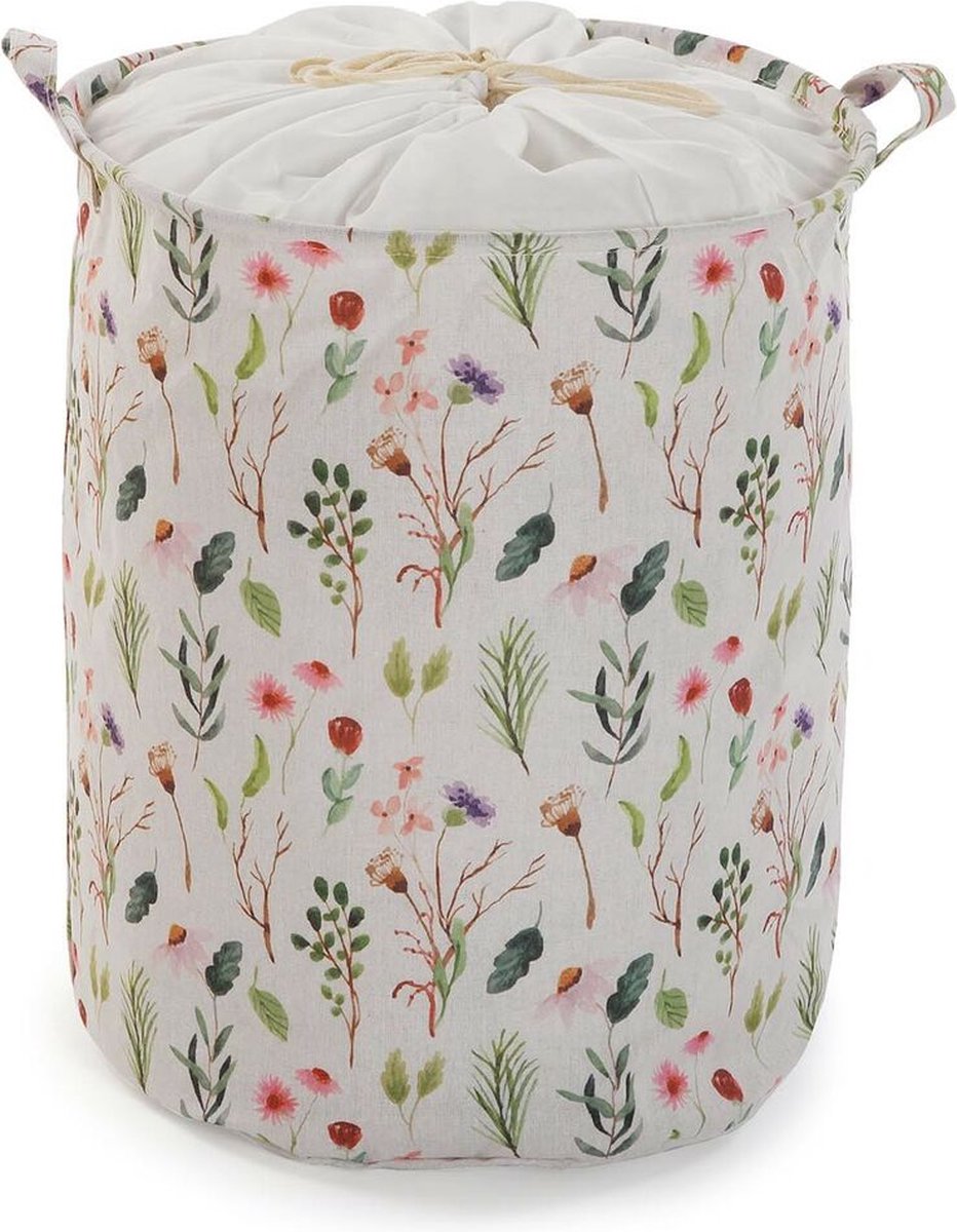 Wasmand Versa Blommor Polyester Textiel (38 x 48 x 38 cm)