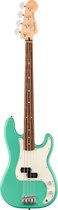 Fender Player Precision Bass PF Sea Foam Green - Elektrische basgitaar