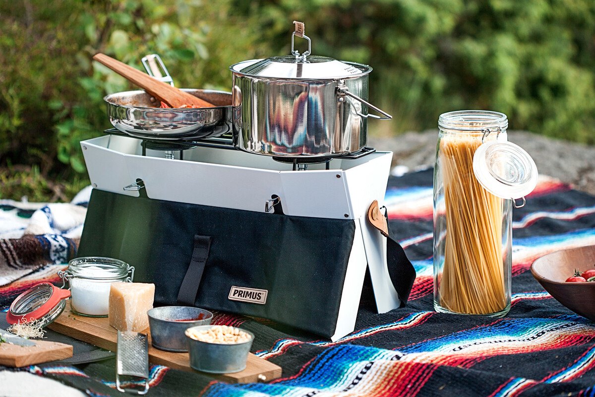 Primus CampFire Cookset Large - Inox - Casserole Ø 21 cm et casseroles de 1,8 et 3 litres