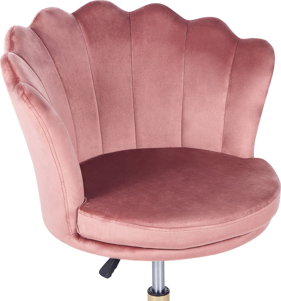 BELIANI MONTICELLO - Bureaustoel - Roze - Fluweel - afbeelding 3