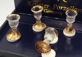Reutter 4 Victorian wine glasses