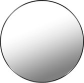 Spiegel - rond 80 cm - wandspiegel - zwart