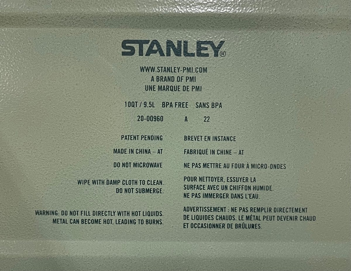 Stanley Classic Lunch Box 9.5L - Roestvrijstalen Lunchbox met Handvat - BPA Vrije Voedselcontainer - Ook Geschikt voor Vacuümfles of Reisbeker - Hammertone Green – foto 8