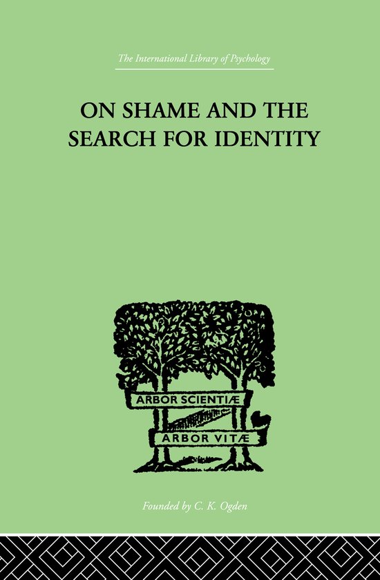On Shame and the Search for Identity - cover