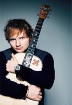 Canvas Schilderij * Ed Sheeran Singer-Songwriter * - Modern Muziek - kleur - 50 x 70 cm