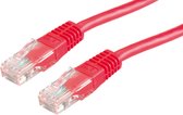 VALUE Patchkabel Cat.6 UTP (Class E), rood, 1 m