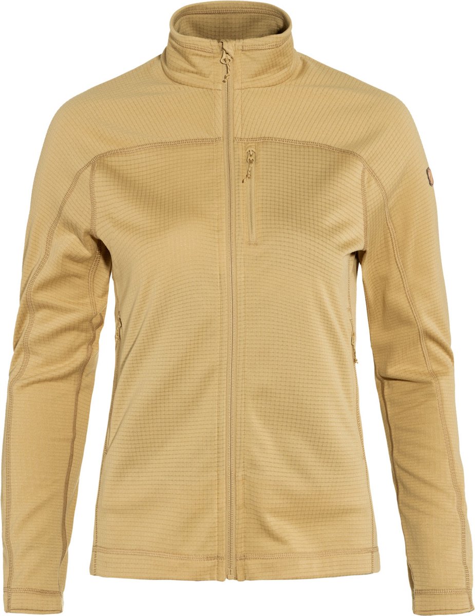 FJALLRAVEN Abisko lite fleece jkt w misty 40 Groen